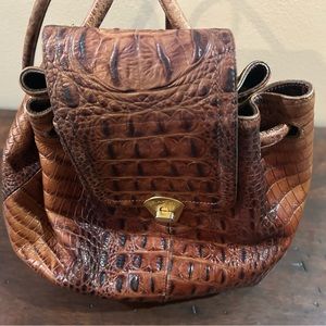 Brahmin Backpack Purse and Matching Wallet